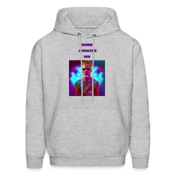 Zombie Apocalypse Now - Men's Hoodie - heather gray - Front - Elias (183cm)