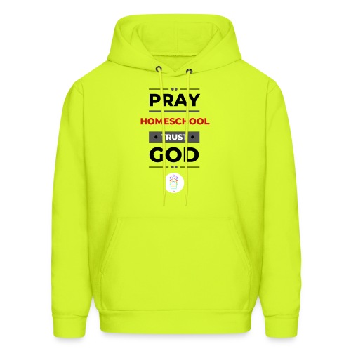Pray homeschool trust God 3000 3000 px - Men's Hoodie