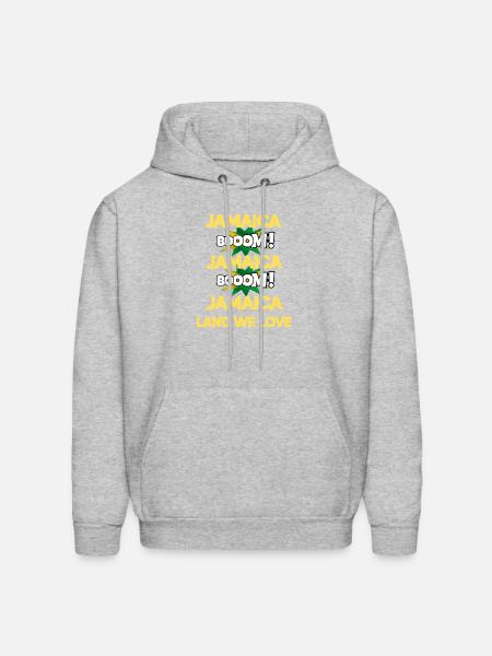 Jamaica Boom v3 - Men's Hoodie - heather gray