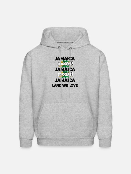 Jamaica Boom v2 - Men's Hoodie - heather gray