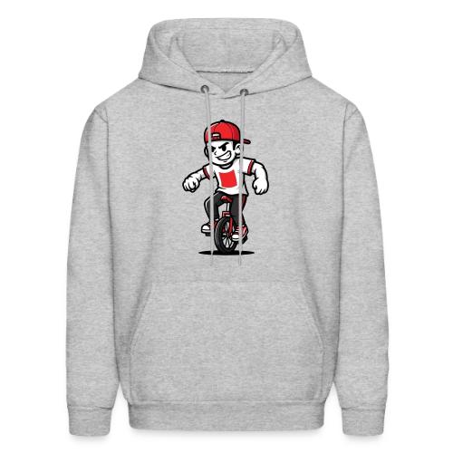 Unicycle Rebel – Street Rider Mascot - Men's Hoodie