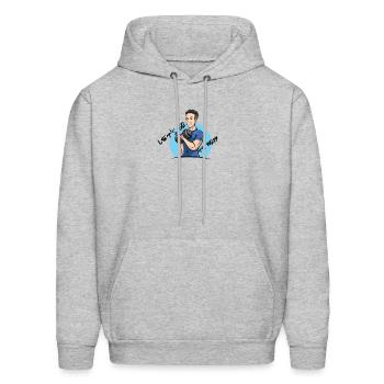 Art gym - Men's Hoodie - heather gray - Front - Elias (183cm)
