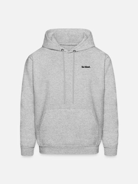 Be kind embroidered - Men's Hoodie - heather gray