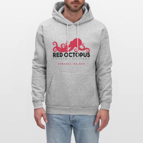 Red Octopus Faster, Funnier, Louder - Men's Hoodie