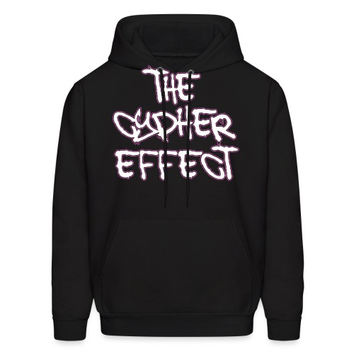 pink outline tce2 png - Men's Hoodie