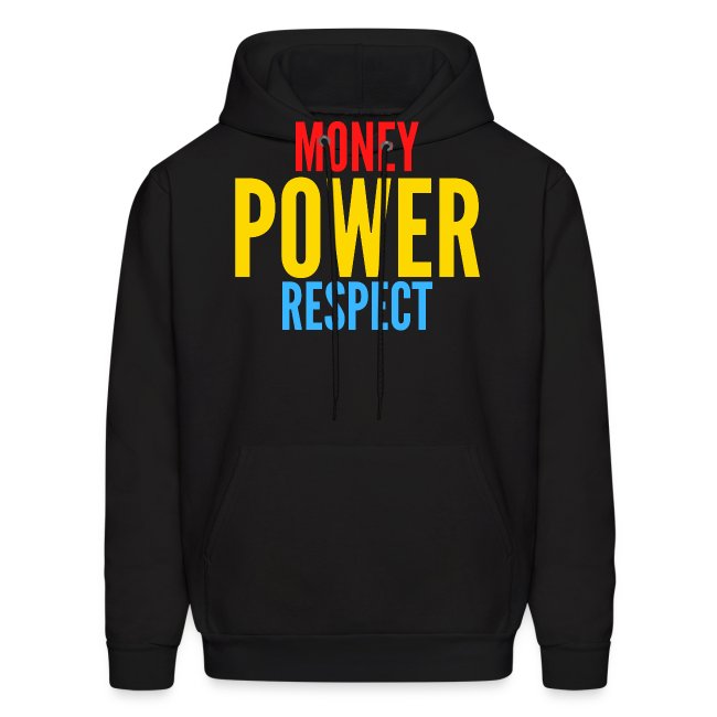 Money Power Respect (red gold and blue)