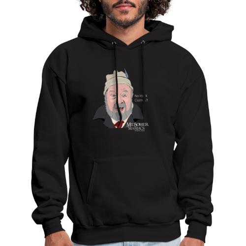 Midsomer Maniacs Podcast - Benbow light text - Men's Hoodie