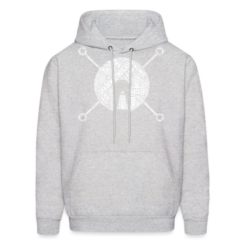 Shad0w Synd1cate Word Cloud (White logo) - Men's Hoodie