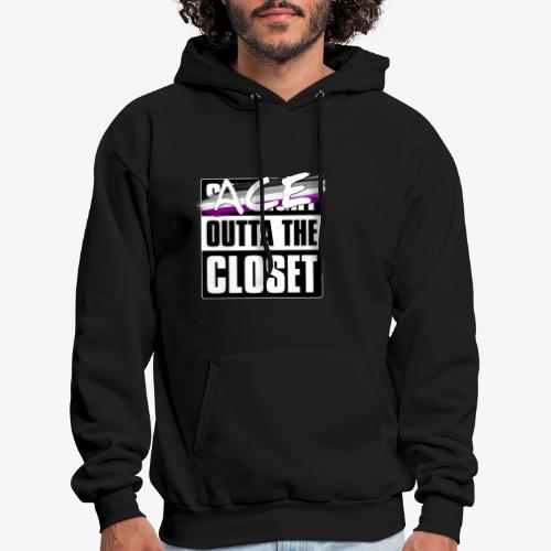 Ace Outta the Closet - Asexual Pride - Men's Hoodie