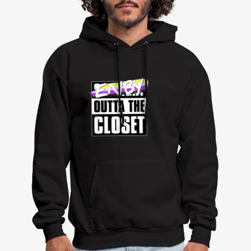 Enby Outta the Closet - Nonbinary Pride - Men's Hoodie