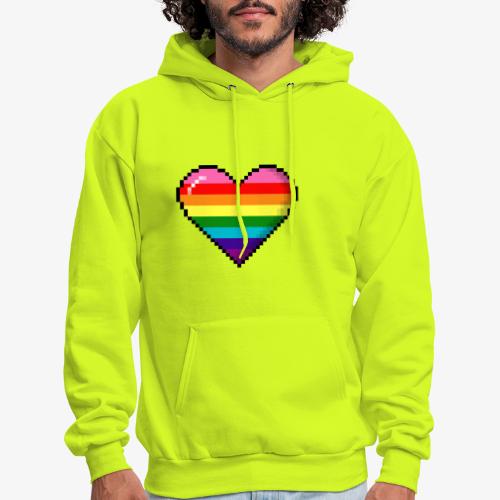Gilbert Baker Original LGBTQ Gay Rainbow Pride 8- - Men's Hoodie
