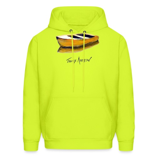 Yellow Boat Tshirt design5 - Men's Hoodie