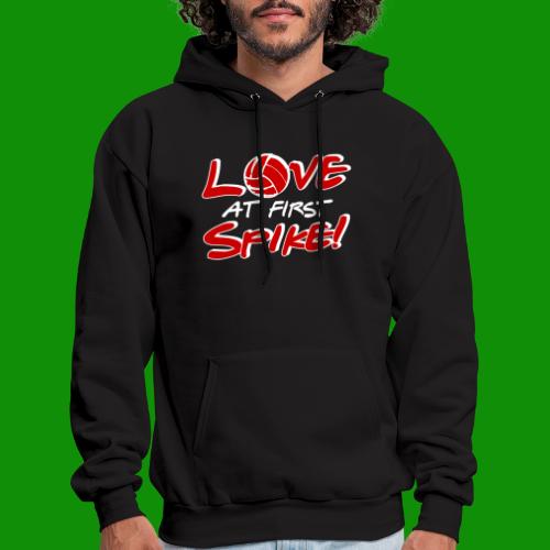Volleyball Love at First Spike - Men's Hoodie