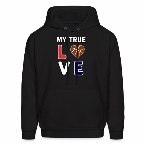 Basketball My True Love kids Coach Team Gift. - Men's Hoodie