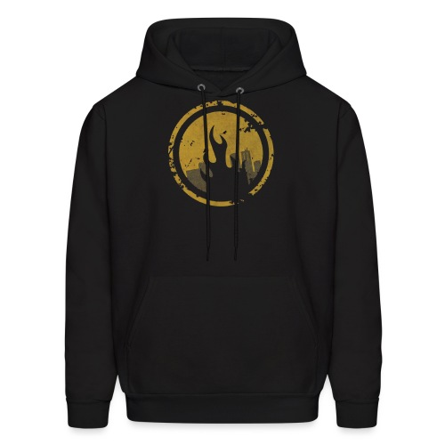 RC city distressed logo only - Men's Hoodie