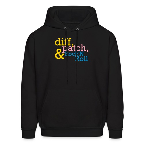 Diff, Patch and Rock'N Roll! - Men's Hoodie