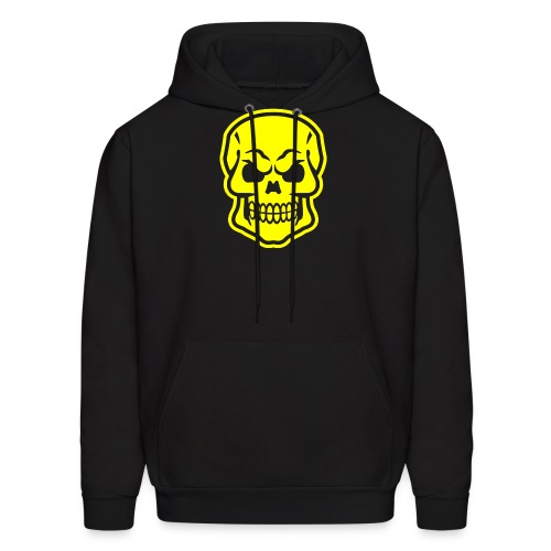 Skull vector yellow - Men's Hoodie