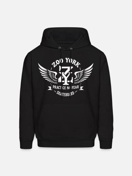 Zoo York Wings - Men's Hoodie - black