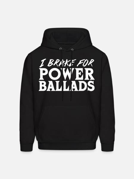 Power Ballads - Men's Hoodie - black