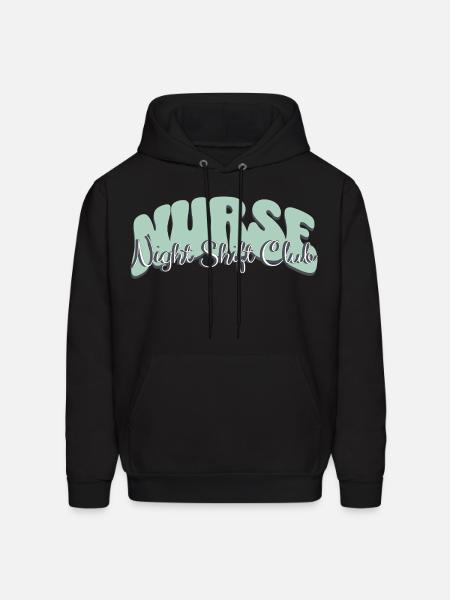 Nurse Night Shift Club - Men's Hoodie - black