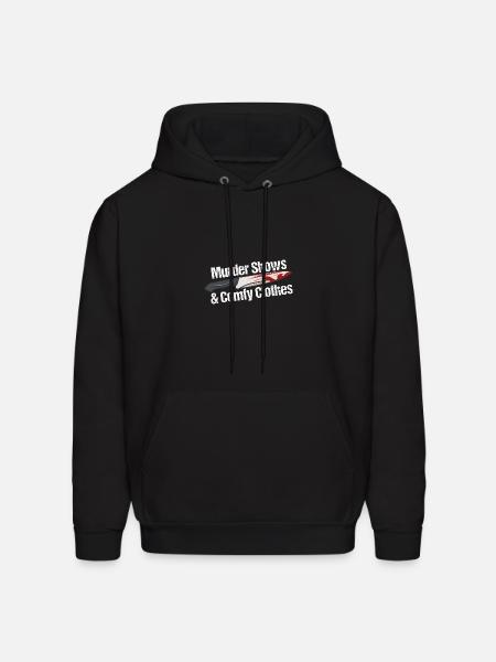 Murder Shows & Comfy Clothes - Men's Hoodie - black