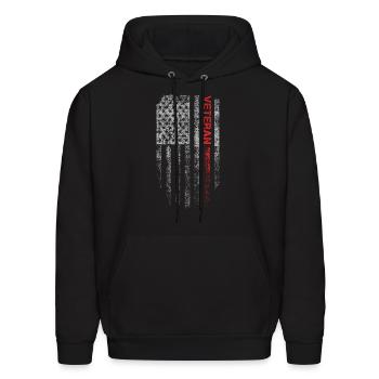 T Shirt Design - Men's Hoodie - black - Front - Elias (183cm)