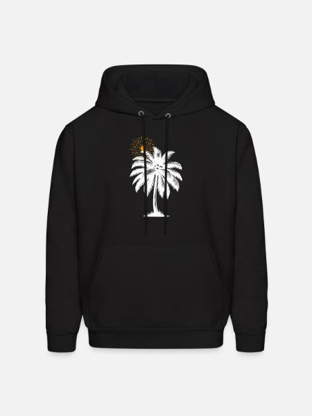 Coconut Tree - Men's Hoodie - black