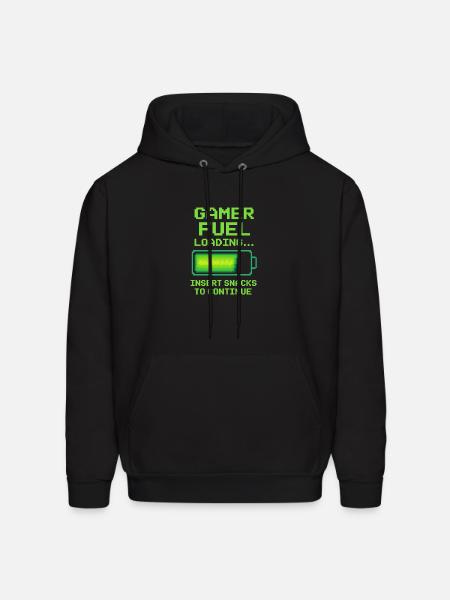 Gamer fuel - Men's Hoodie - black