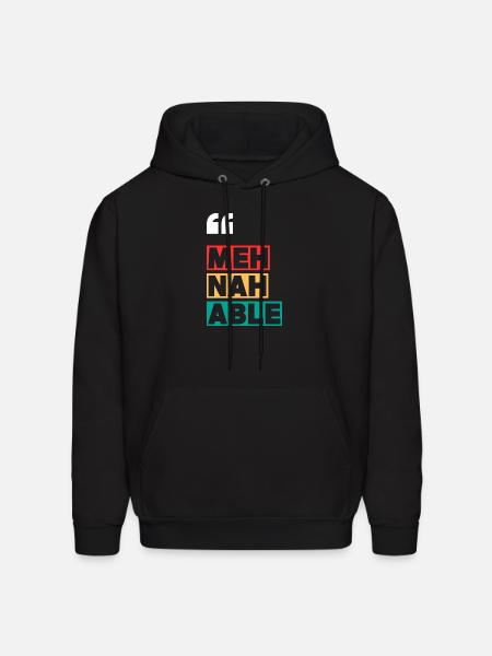 Meh nah able - Men's Hoodie - black
