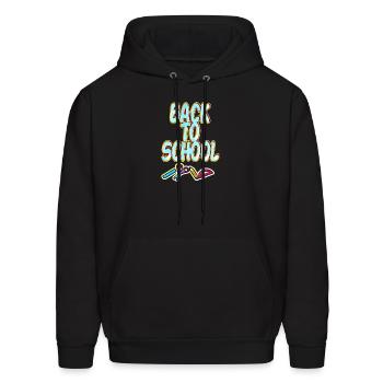 Back to school - Men's Hoodie - black - Front - Elias (183cm)