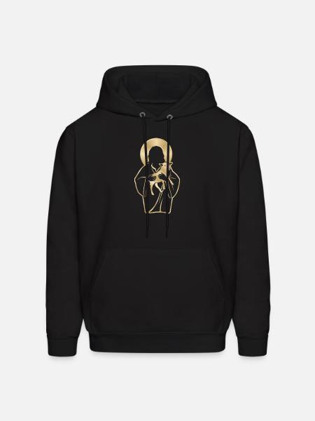 Jesus Shepherd - Men's Hoodie - black