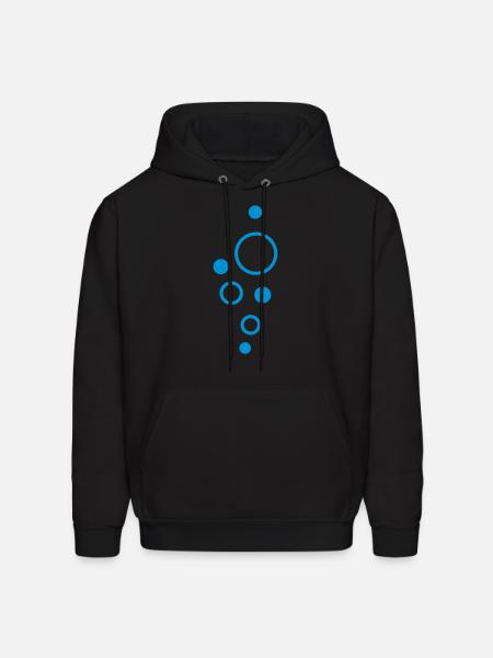 Bubbles - Men's Hoodie - black