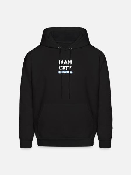 man_city - The Sky Blues - Men's Hoodie - black