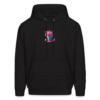 Ice cream - Men's Hoodie - black - Front - Elias (183cm)