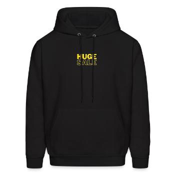 huge sale - Men's Hoodie - black - Front - Elias (183cm)