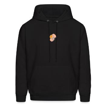 Circular motion picture - Men's Hoodie - black - Front - Elias (183cm)