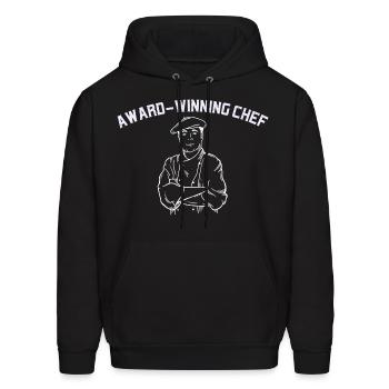 Award-Winning Chef Best Chef - Men's Hoodie - black - Front - Elias (183cm)