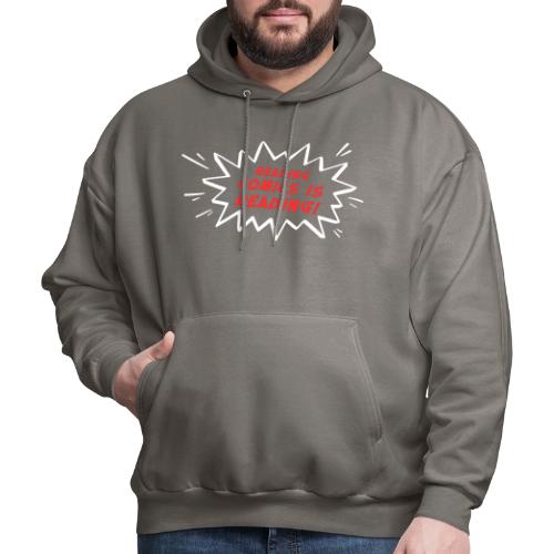Reading Comics is Reading Emphatic - Men's Hoodie