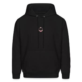 Bright future - Men's Hoodie - black - Front - Elias (183cm)