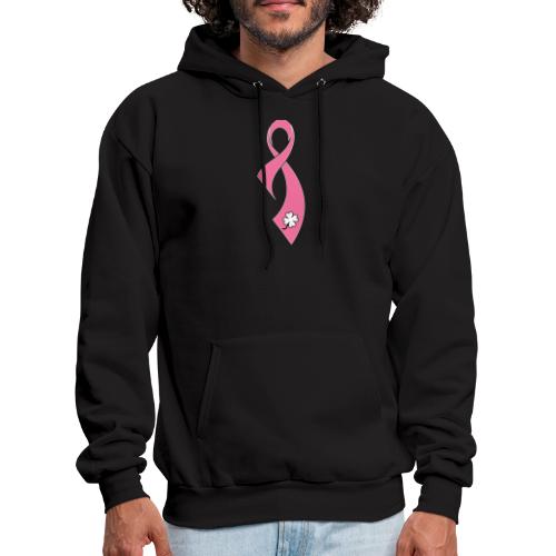 TB Breast Cancer Awareness Ribbon - Men's Hoodie