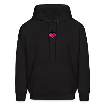 john becky - Men's Hoodie - black - Front - Elias (183cm)