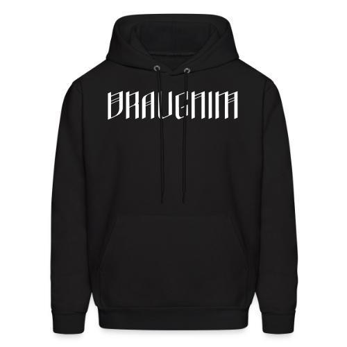 Logo white - Men's Hoodie