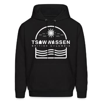 TSAWWASSEN BRITISH COLUMBIA - Men's Hoodie - black - Front - Elias (183cm)