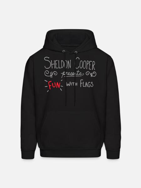 The Big Bang Theory Fun With Flags - Men's Hoodie - black