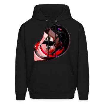 Bite of venom by Astronaut - Men's Hoodie - black - Front - Elias (183cm)