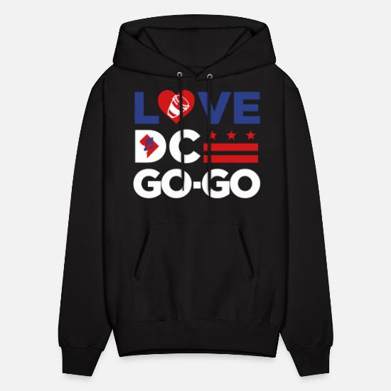 Love DC Gogo' Men's Hoodie | Spreadshirt