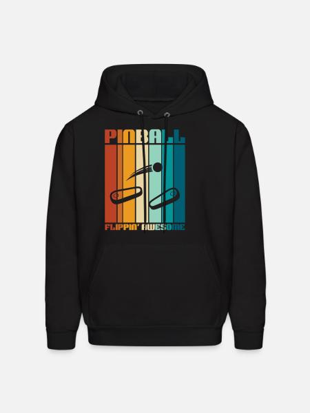 Pinball Flipping Awesome - Men's Hoodie - black