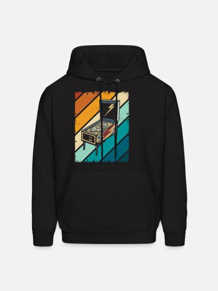 Pinball Flipping - Men's Hoodie - black