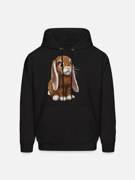 Coconut Bunny - Men's Hoodie - black