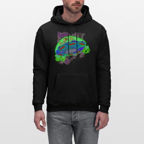 Ongher's UFO Flying Saucer - Men's Hoodie